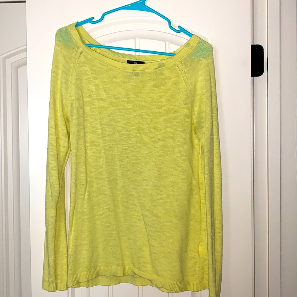 Gap yellow sweater